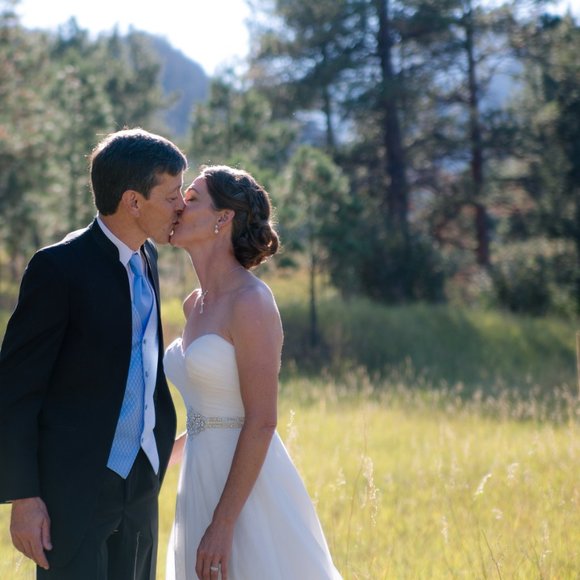 A-line wedding dress with English netting and beaded waist - Picture 15 of 15